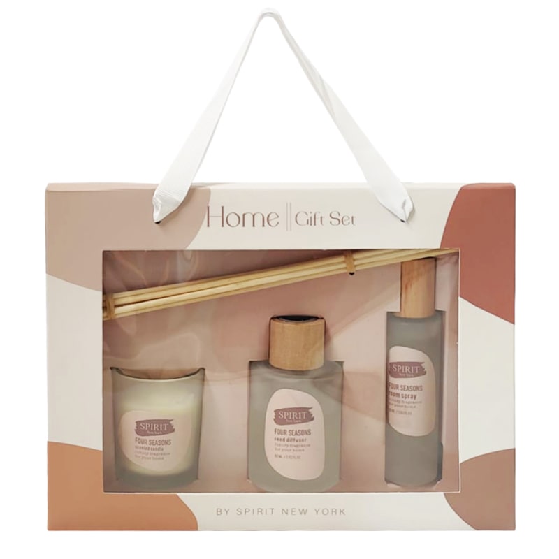 סט המשלב מפיץ ריח, נר ריחני ומבשם אוויר מבית SPIRIT NEW YORK. 
מפיץ ריח 60 מ