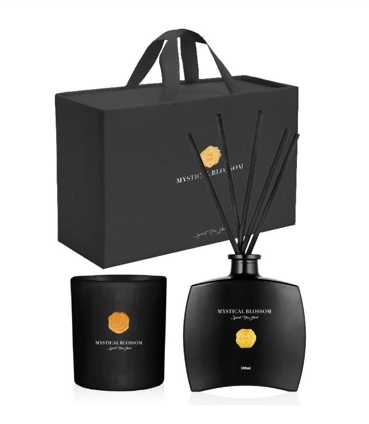 לוקס - סט יוקרתי ודקורטיבי בעיצוב מודרני מדויק מבית SPIRIT New York.
הסט כולל מפיץ ריח מהודר, עם תמצית בושם, 100 מ