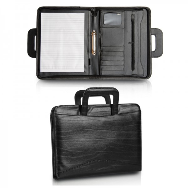 בוסטון - מכתביה דמוי עור עם ידיות נשלפות, דפדפת ומנגנון טבעות. 
גודל A4.