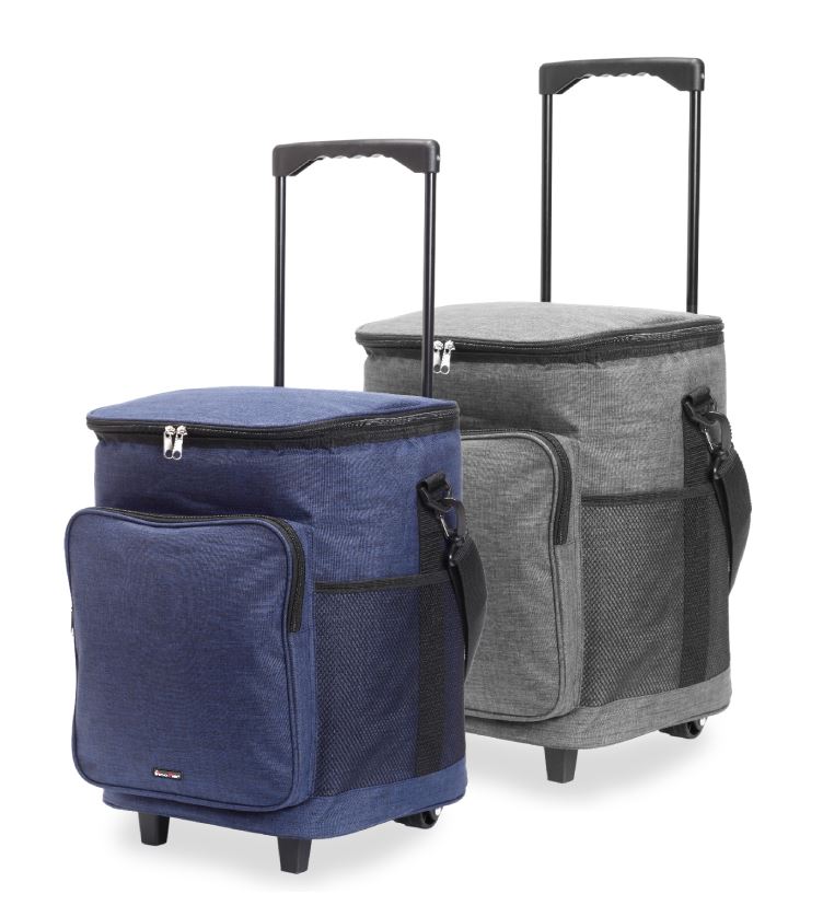 מילטון - צידנית טרולי משפחתית גדולה במיוחד 45x32x37 ס”מ, 53 ליטר. 
מתקפלת ונוחה לאחסון.
עשויה בד מלאנז