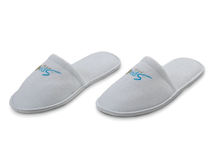 ימית - כפכפי ספא מבד מגבת, מידת גבר/אישה. 
עובי סוליה 5 מ”מ.