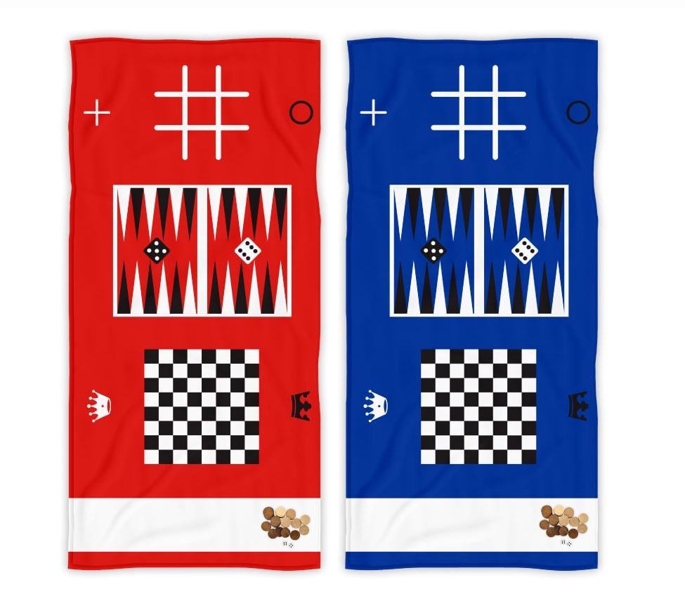 פיפו - מגבת חוף מעוצבת וגדולה במיוחד, 150x75 ס