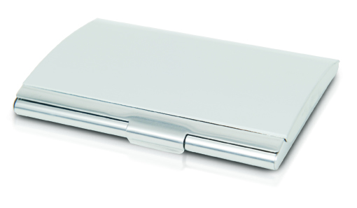 תלטק - מארז כרטיסי ביקור עשוי מתכת.