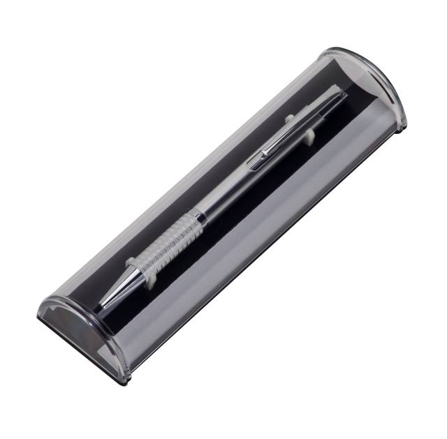 דום- קופסא שקופה עגולה לעט.