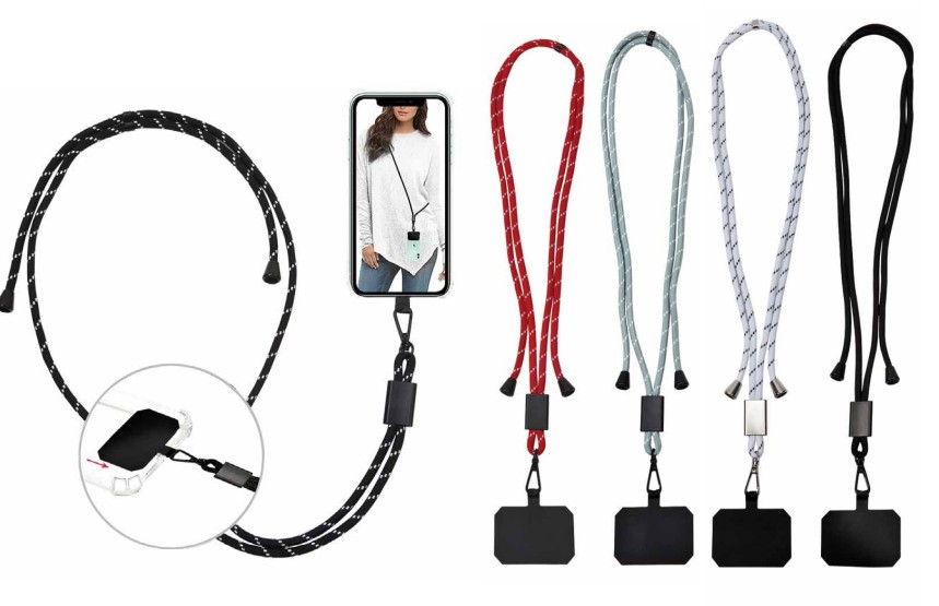 עדי - שרוך נשיאה ארוך לטלפון.
השרוך מחובר עם אבזם לכרטיס ניילון שמוצמד מתחת לכיסוי  טלפון. 
מידות השרוך: 160x0.6 ס”מ.