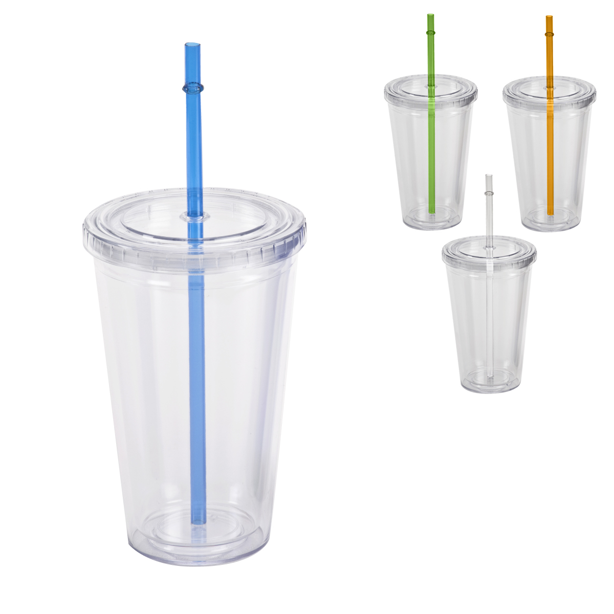 דרופ - כוס מעוצבת שקופה 480 מ