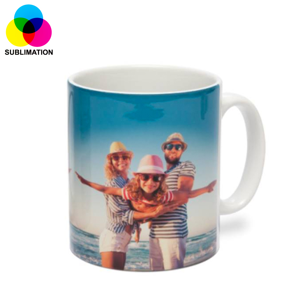 סובלמציה - ספל קרמיקה המתאים לסובלימציה, 330 מ