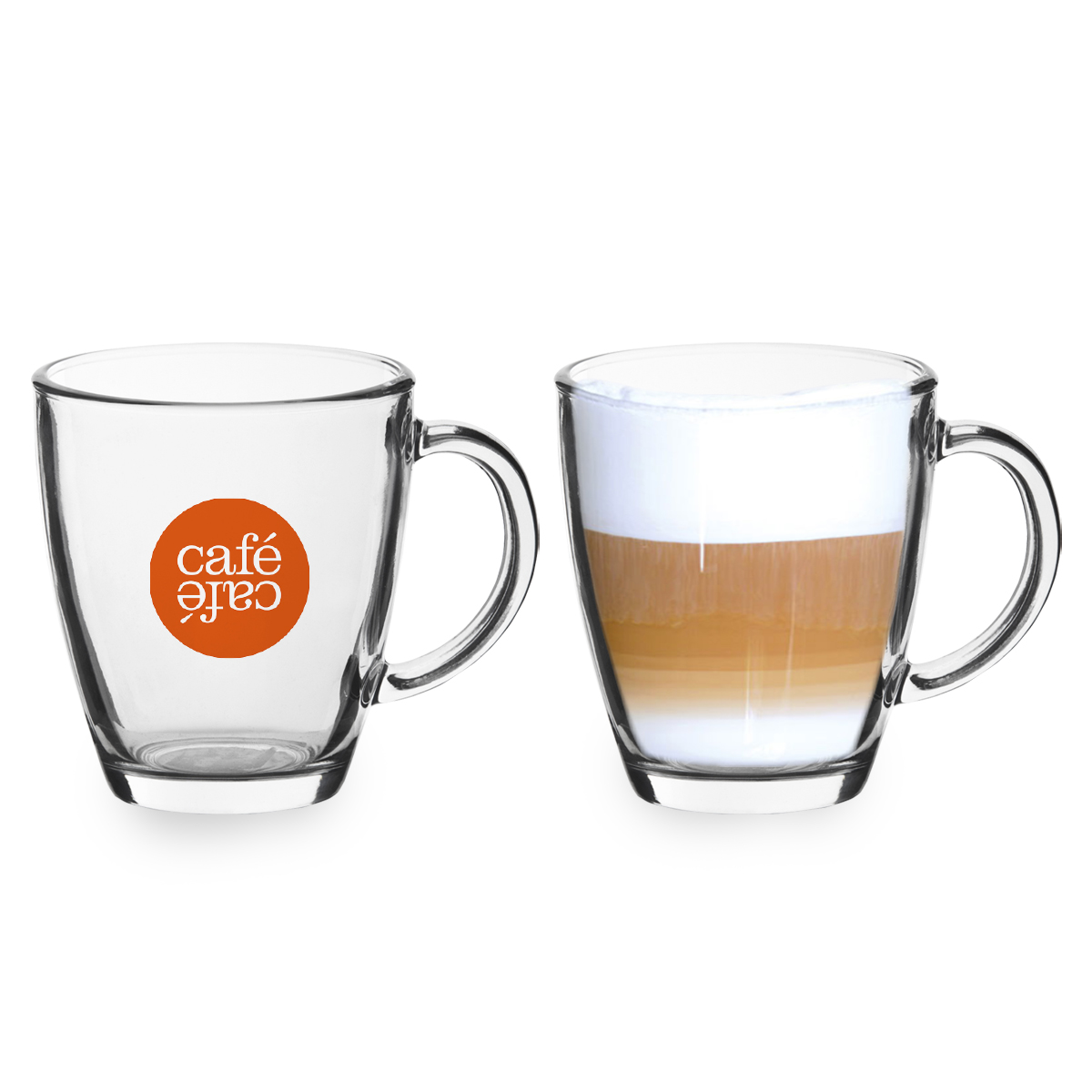 באריסטה - כוס זכוכית 360 מ”ל למשקה חם או קר.
ידית אחיזה.

