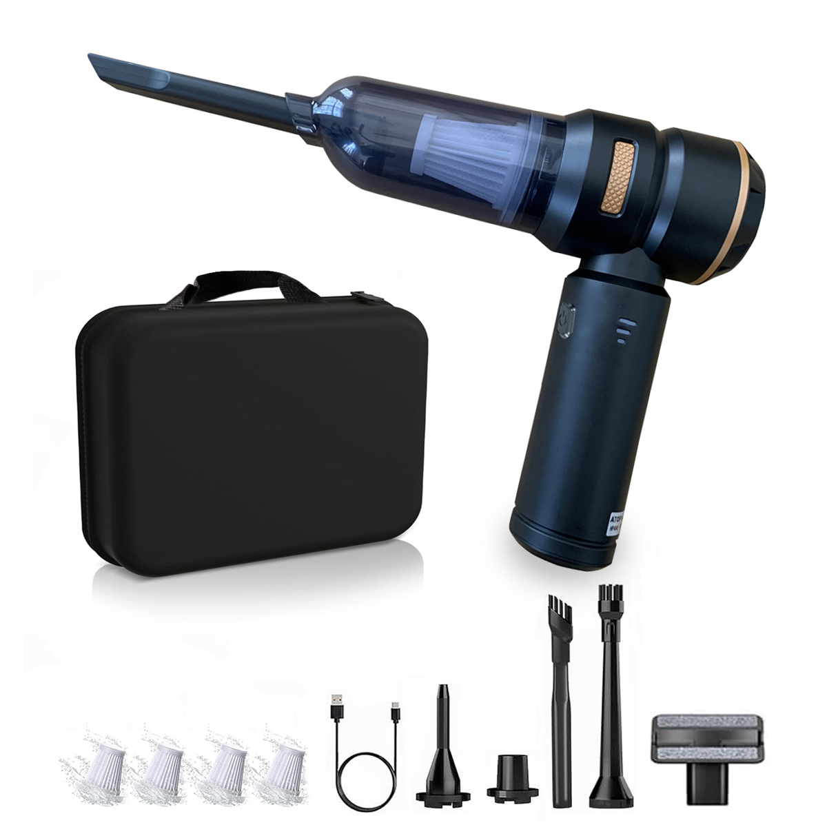 ULTRA VAC MEGA - שואב אבק אלחוטי, נטען.
מנוע חזק ואמין!
3 עוצמות יניקה – 6,000PA /10,000PA /16,000PA.
ניפוח, יניקה, שאיבה, פיזור בלחץ אוויר.
מיכל שאיבה גדול, פילטרים ניתנים לניקוי או החלפה.