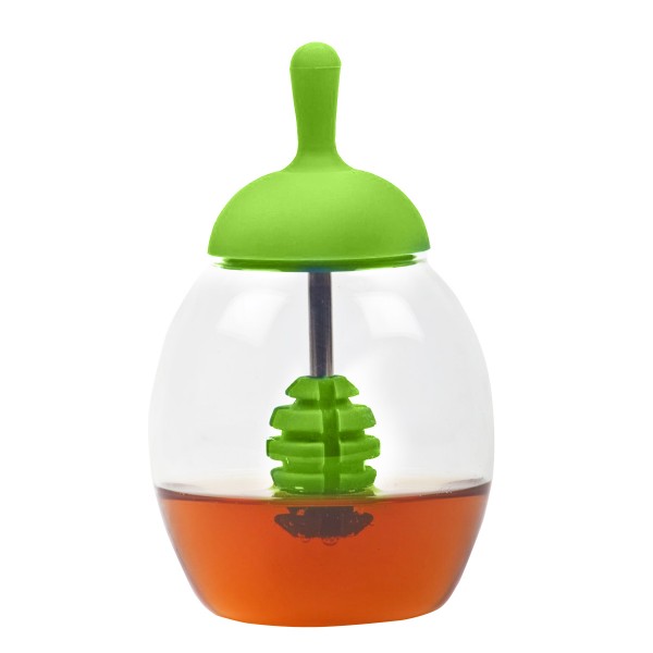 ליקטית - כוס זכוכית עם רודה לדבש. 
כלי זכוכית מעוצב מבורוסיליקט. 
מוט מתכת עם כדור סיליקון לרדייה של דבש או רטבים סמיכים. מכסה סיליקון מאפשר פתיחה וסגירה קלים. 
קל לשימוש וניקוי, עמיד לחום, ניתן לשטיפה במדיח.