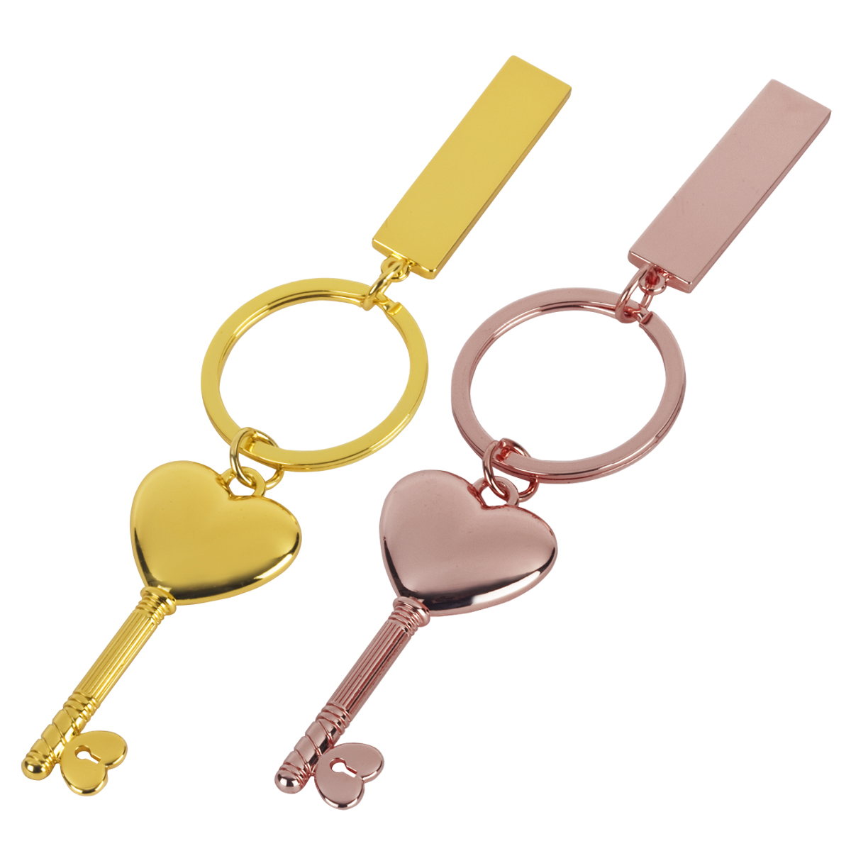 שיאב - מחזיק מפתחות מתכת.
תליון בצורת מפתח לב.
לוחית נוספת לחריטה או להדפסה.