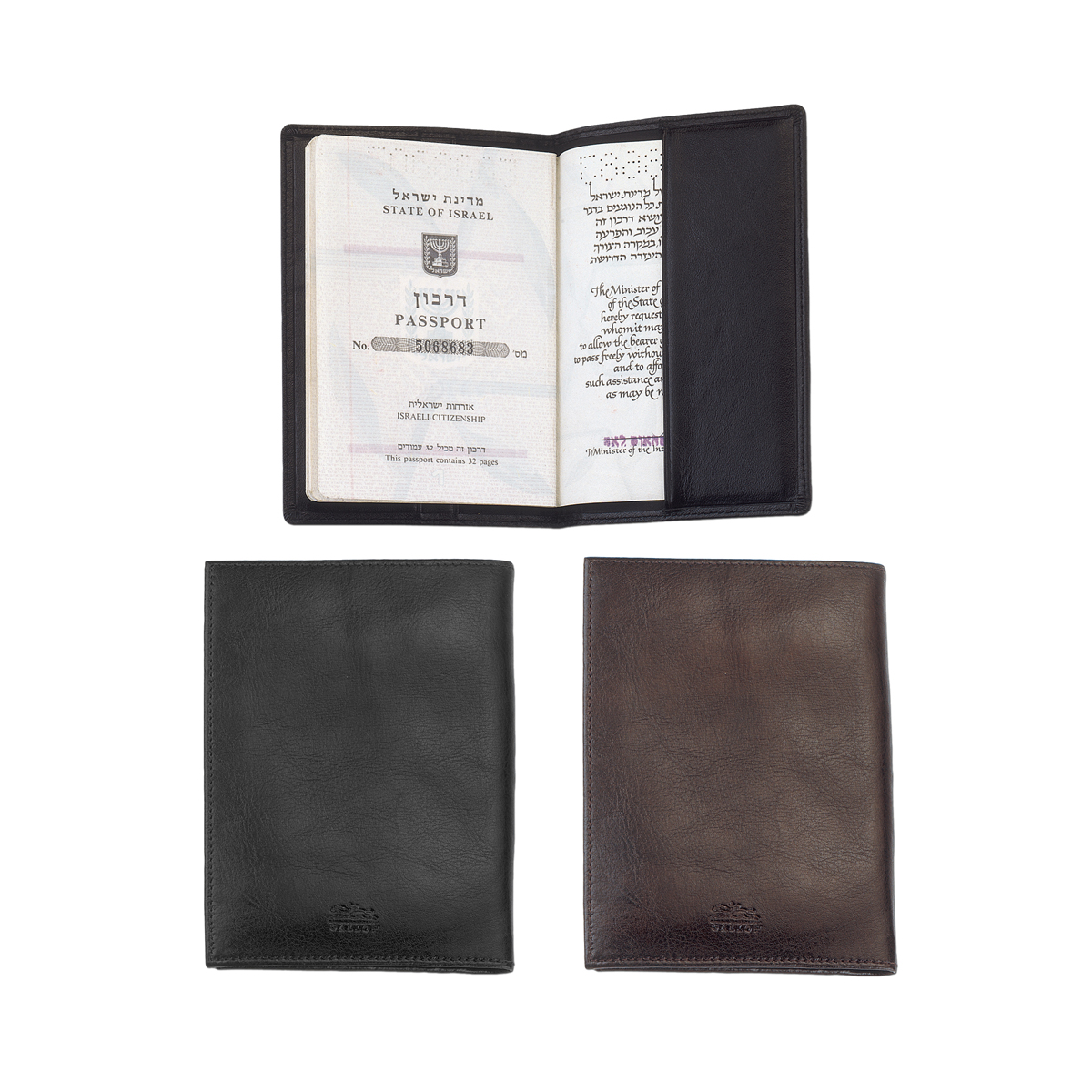 ונציה - נרתיק לדרכון מעור עם ציפוי PU.
מידות: 13.50x9.50 ס