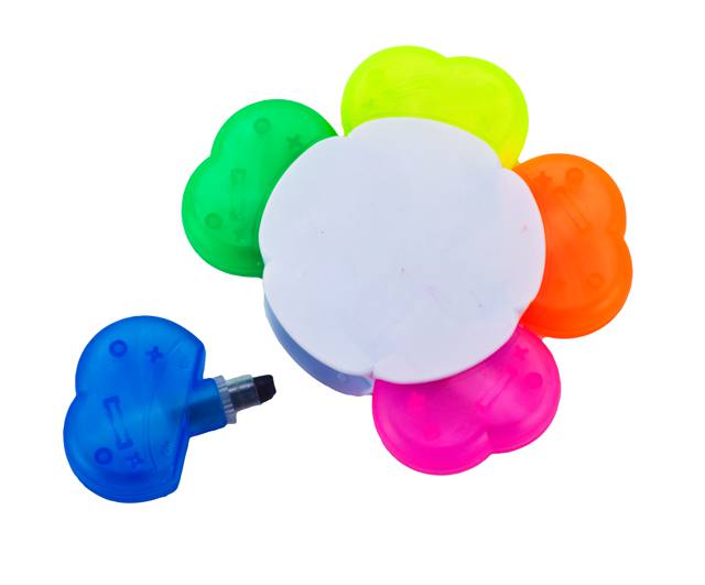 מרקר פרח 5 עלים. 
מילוי ג