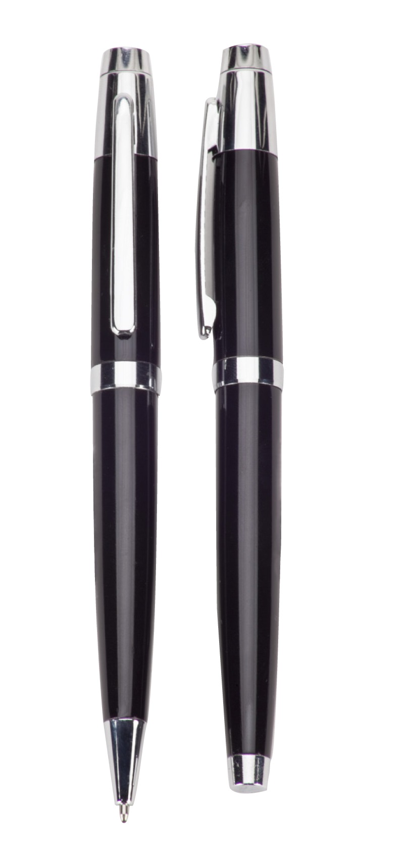 סט אליגריס - עט כדורי ורולר WAVE, גוף מתכת, מילוי דמוי פרקר, 0.7 מ