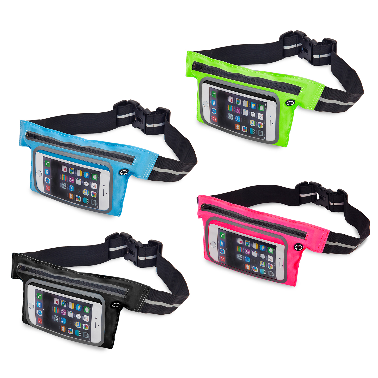 אדוונס - רצועת מותן עם נרתיק פאוצ’ לסמארטפון.
גדול ונוח לשימוש 1.70x12x86 ס”מ (פתוח).
חומר מיוחד לא סופג, רוכסן נגד מים. 
רצועת גומי רחבה וחזקה שמתאימה לפעילות ספורט. 

מתאים לגודל +iPhone +7, Galaxy S9 ולדגמים דומים.

