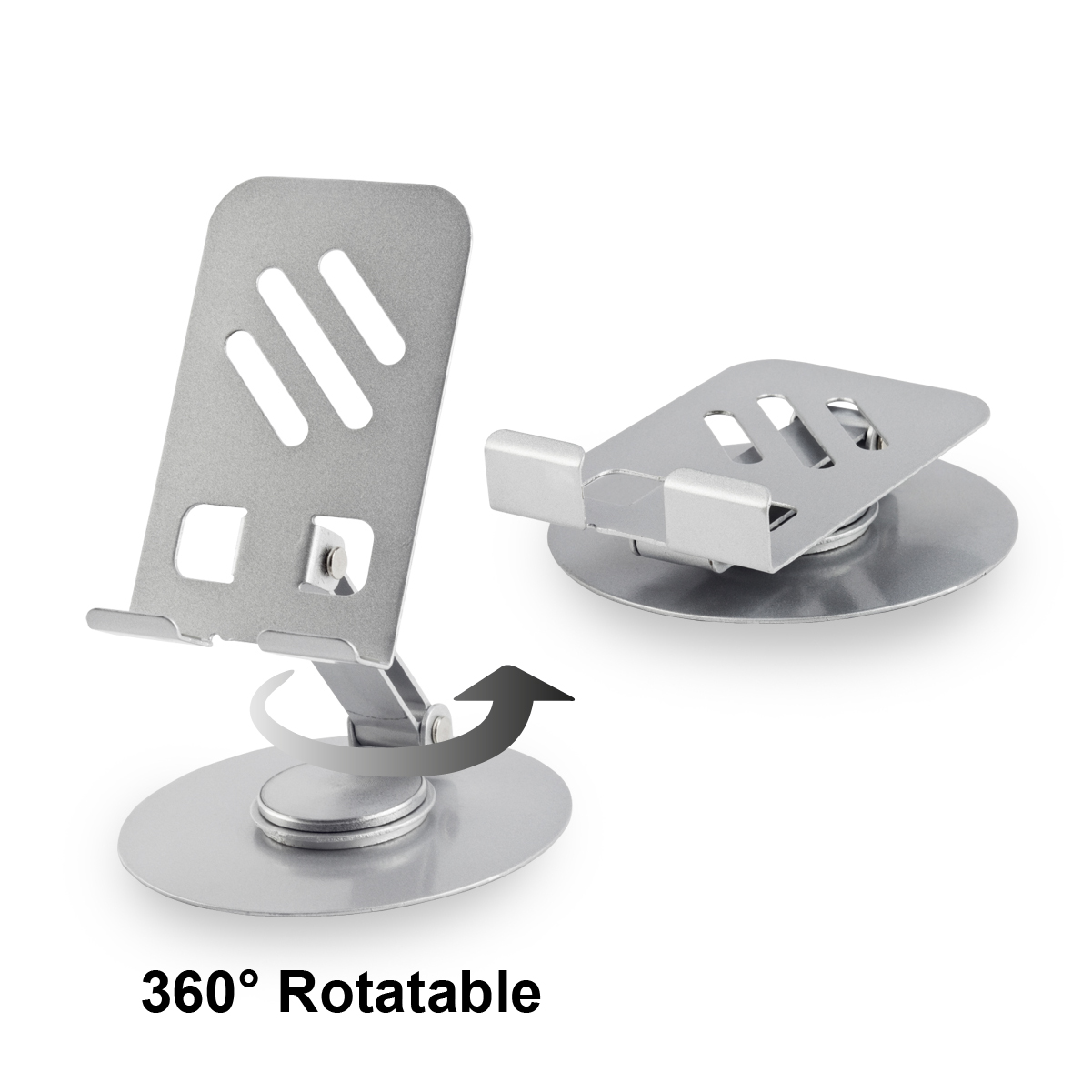 אפיקורס - מעמד מתכת לטלפון נייד וטאבלט.
ניתן לכוון את זווית המנשא.
מוט מתכת טלסקופי.
בסיס יציב ניתן להארכה.
קל לנשיאה ודק בקיפול.
המעמד ניתן לסיבוב 360°.
רפידות למניעת החלקה ושריטות של המשטח.