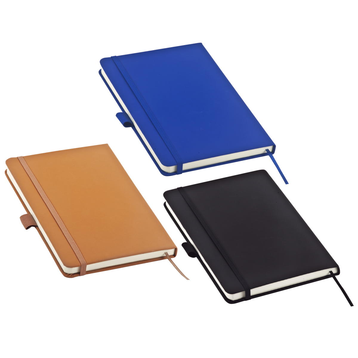 נבוקוב - מחברת רכה מהודרת עם כריכת PU. 
גודל A5.
96 דפי שורה בצבע קרם, 80 גר