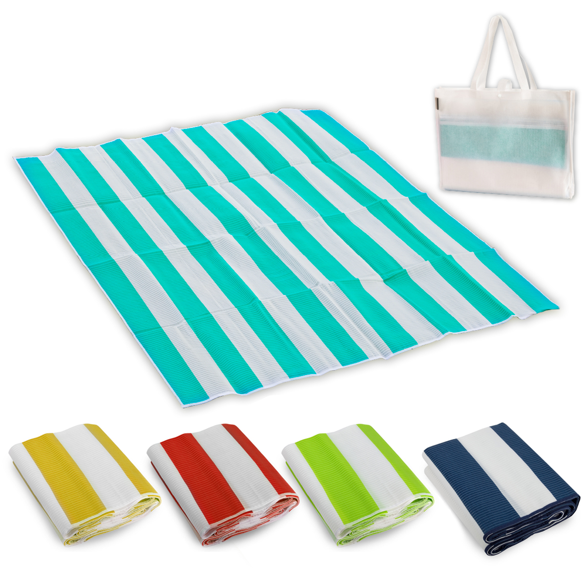 מחצלת חוף זוגית 180x180 ס