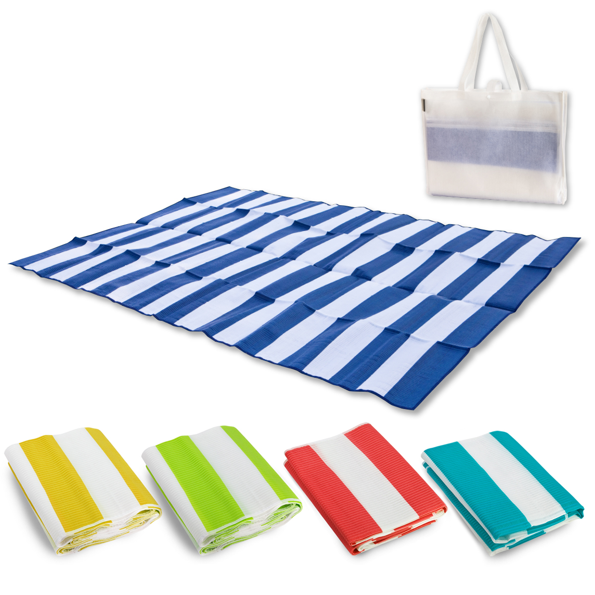 ויסנה - מחצלת חוף משפחתית, 180x260 ס