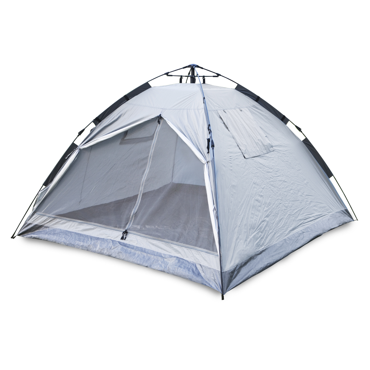 קאבנה - אוהל פתיחה מהירה ל-4 אנשים 210x210x144 ס”מ.  
בד פוליאסטר 210T.
ציפוי פנימי מוכסף.
בסיס פוליאטילן PE.
אוהל ובסיס עמידים למים.
הגנת .SPF50 UV
שני חלונות צד ופתח קדמי מוגנים ברשת.
כיס פנימי, וו תליה לתאורה.