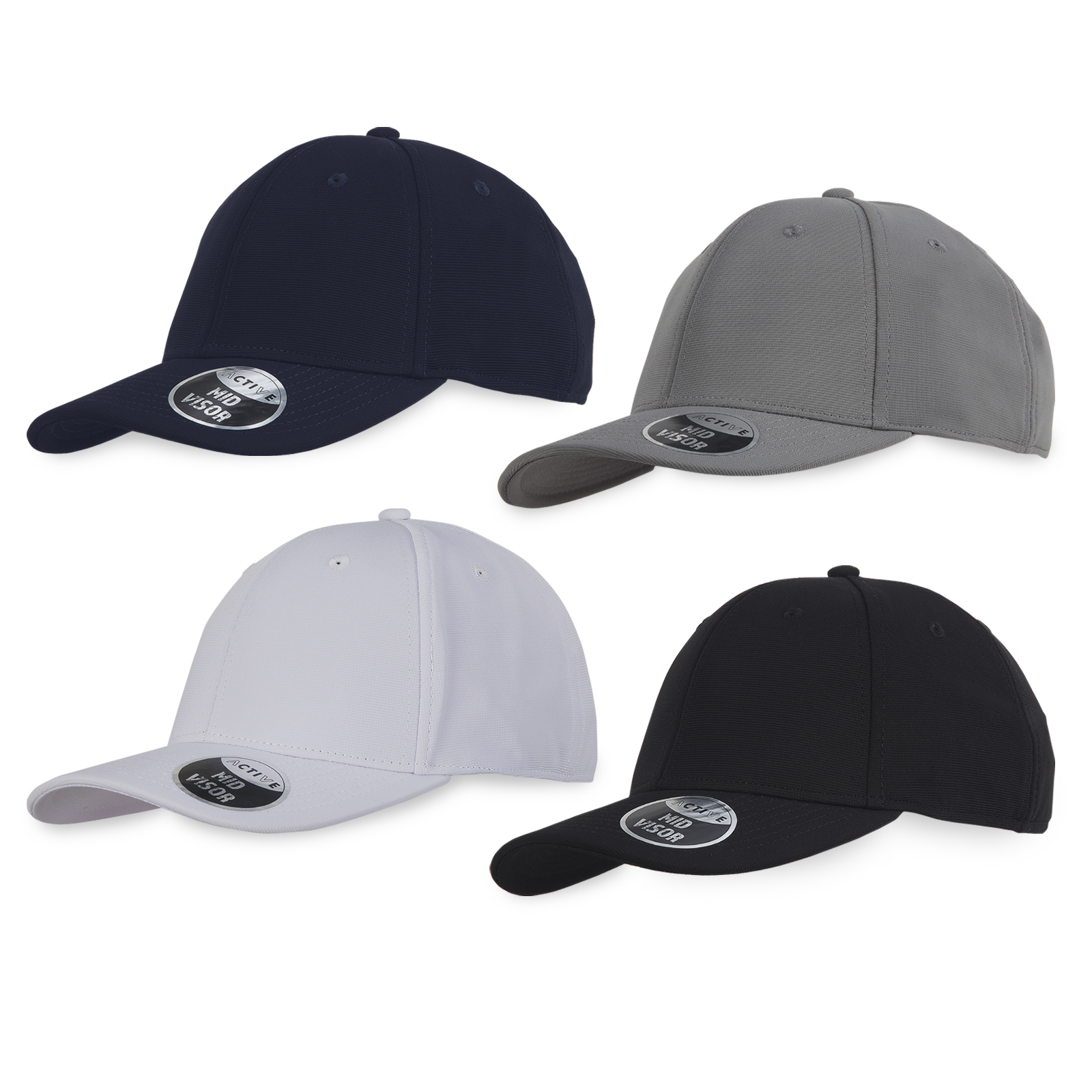 CHAMPION 6 CLOSED – כובע מצחייה, סגירה מלאה. 
כובע מצחייה אלסטי.
בד: פוליאסטר וספנדקס.
פס הזעה: פוליאסטר.
דגם : סגור מאחור.
מספר חלקים : 6.
מצחייה: ישרה.
מידה : M, L.