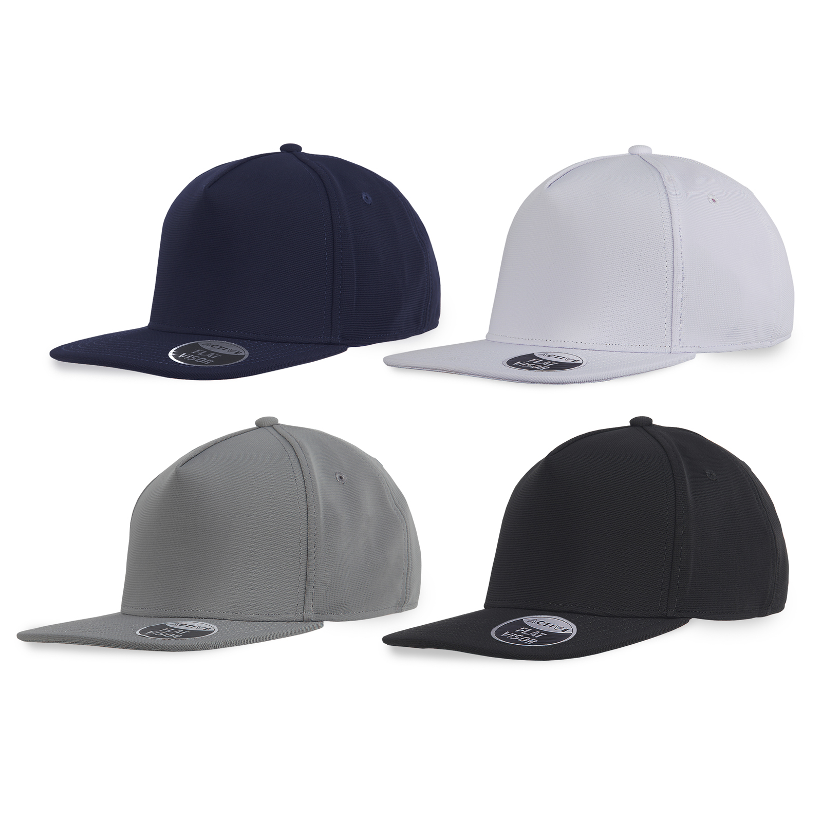 RAPPER 5 CLOSED – כובע מצחייה, 5 חלקים, סגירה מלאה.   
כובע מצחייה אלסטי.
בד: פוליאסטר וספנדקס.
פס הזעה: פוליאסטר.
דגם : סגור מאחור.
מספר חלקים :5.
מצחייה: שטוחה.
מידה : M, L.