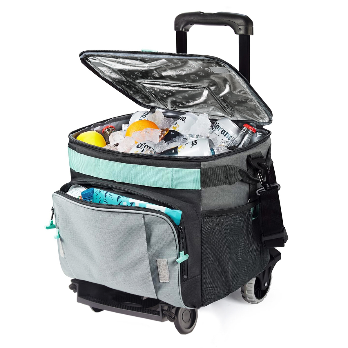 לפלנד - צידנית טרולי 40 ליטר ניתנת לנשיאה בנפרד מהעגלה.
בידוד עבה לשמירה  קור/חום לזמן ארוך.
ציפוי פנימי מתאים למזון.
רצועת כתף ניתנת לניתוק.
פותחן בקבוקים.
פתח עליון נוח לשליפה מהירה.
עגלה קלה ניתנת לניתוק.
גלגלי טרקטור מתאימים לשטח.