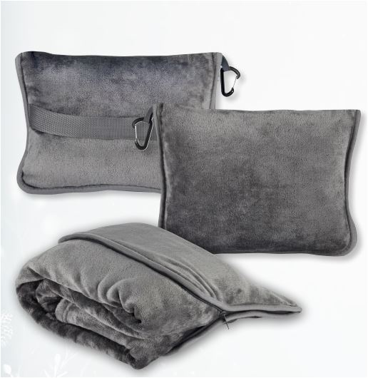 סט שמיכת נסיעות מפנקת. 
שמיכת פליז רכה במיוחד 150x120 ס