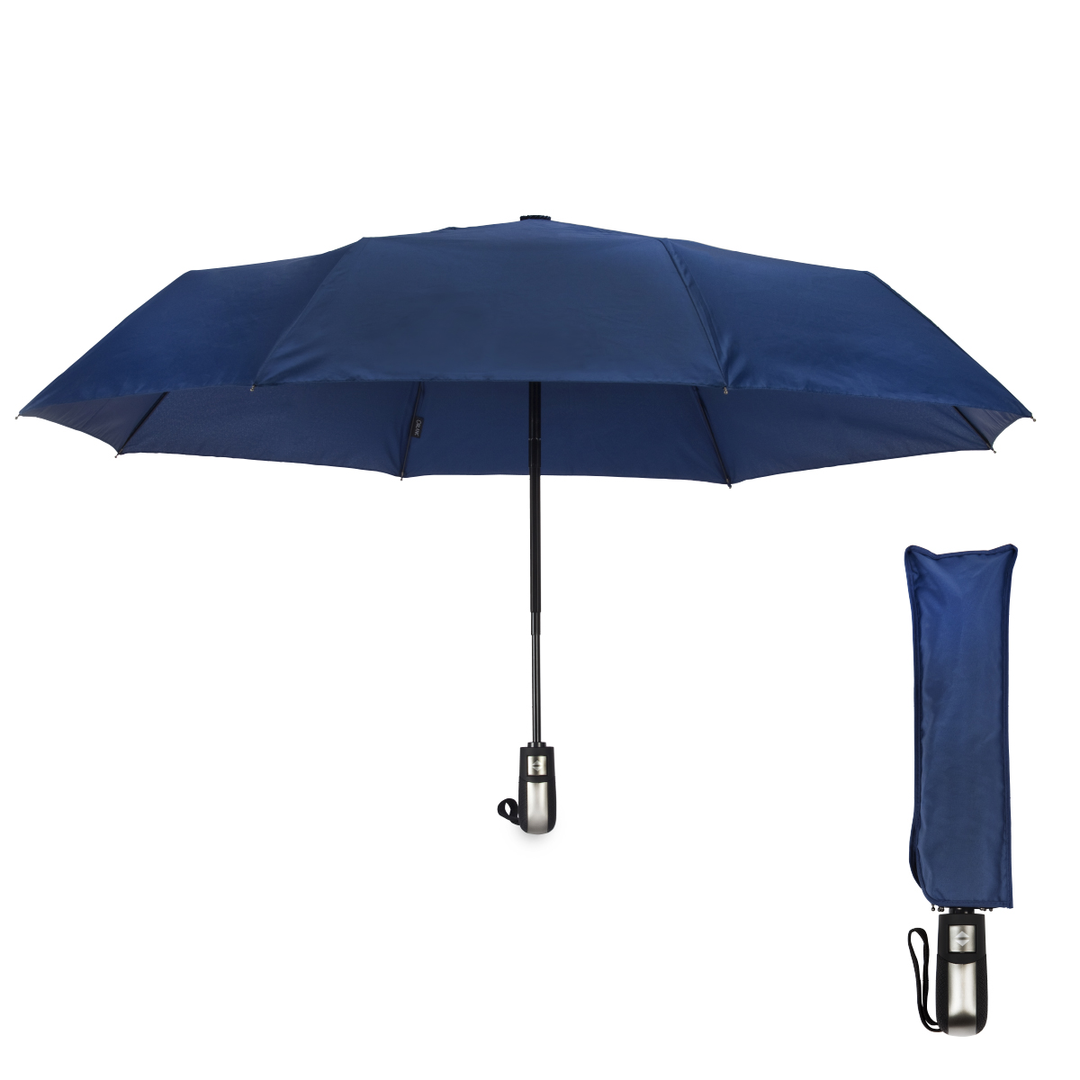 דולג’ - מטריה מתקפלת ל- 3 חלקים, גודל “23. 
מידות המוצר: Ø105 ס”מ.
8 צלעות.
מוט וצלעות מפיברגלס.
ידית אחיזה מגומי.
פתיחה וסגירה אוטומטית.
המנגנון עשוי פיברגלס עמיד לרוחות חזקות.
תפירה כפולה של כל צלע.
בד פונג’י, חומר מיוחד שדוחה מים.
שרוול נשיאה מבד תואם.