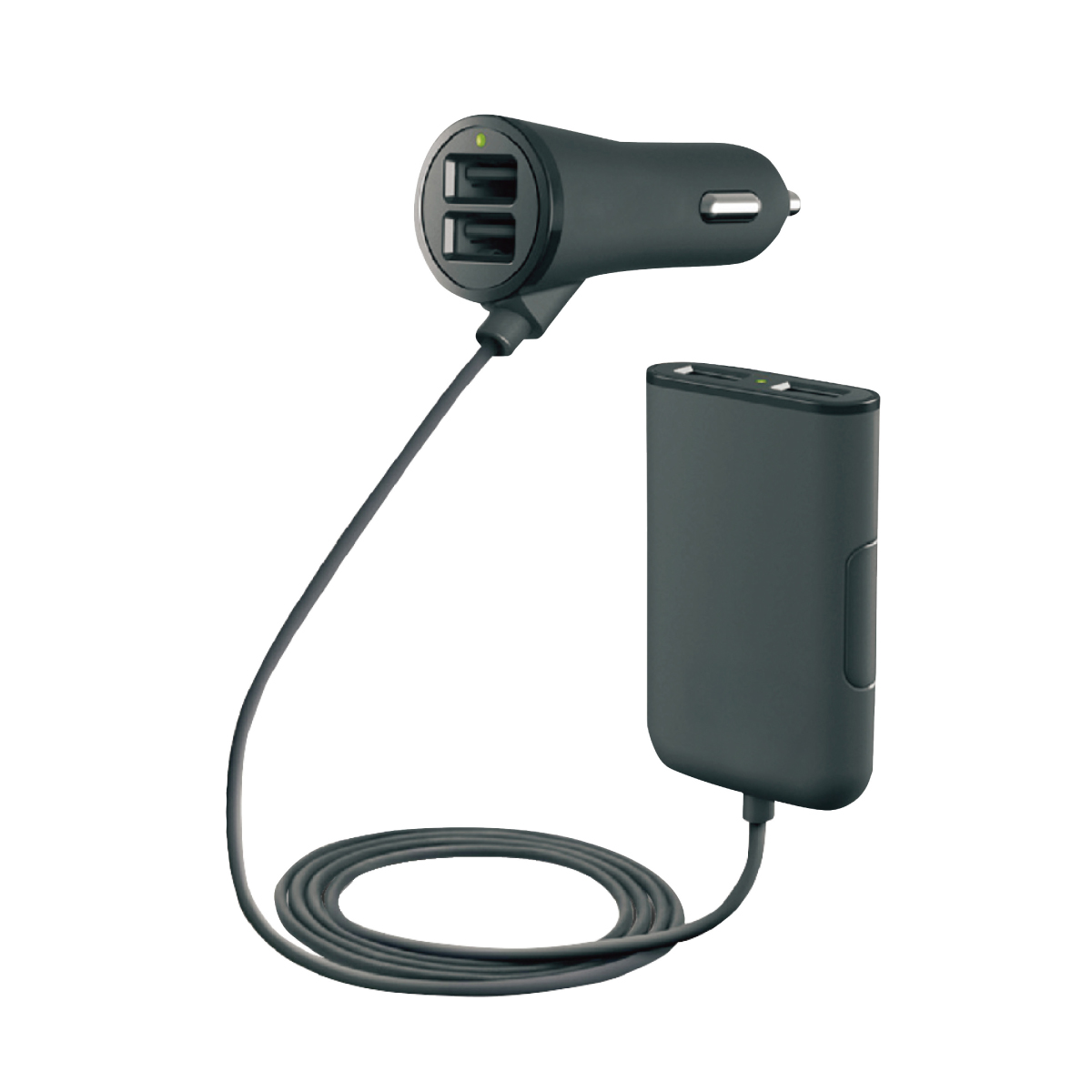 לקסוס - מטען USB למכשירים ניידים. שתי יציאות של 3.4A בחיבור למצת הרכב. שתי יציאות נוספות לטעינה במושב אחורי. כל יציאה מאחור בעוצמה של 2.4A.
כבל נוח באורך 1.80 מ