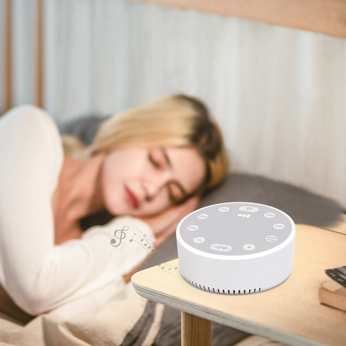 רעש לבן - רמקול 38x82Ø מ”מ, למיסוך רעשים, הפרעות שינה.
אופציה של 6 צלילים מרגיעים.
בחירה של צליל גשם, יער, ים, מרגוע, רעש לבן.
טיימר עד 60 דקות.
אופציה לתאורת רקע מתחלפת.
סוללה נטענת 400mAh.