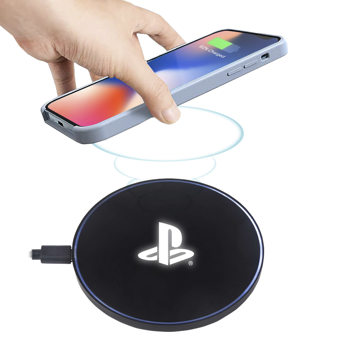 אאוס - מטען אלחוטי עם תאורת לוגו.
טעינה מהירה עד 15W.
הגנה מהתחממות יתר, הגנה מפריצת מתח.
הגנה מחפץ מתכתי, FOD.
סטנדרט Qi.