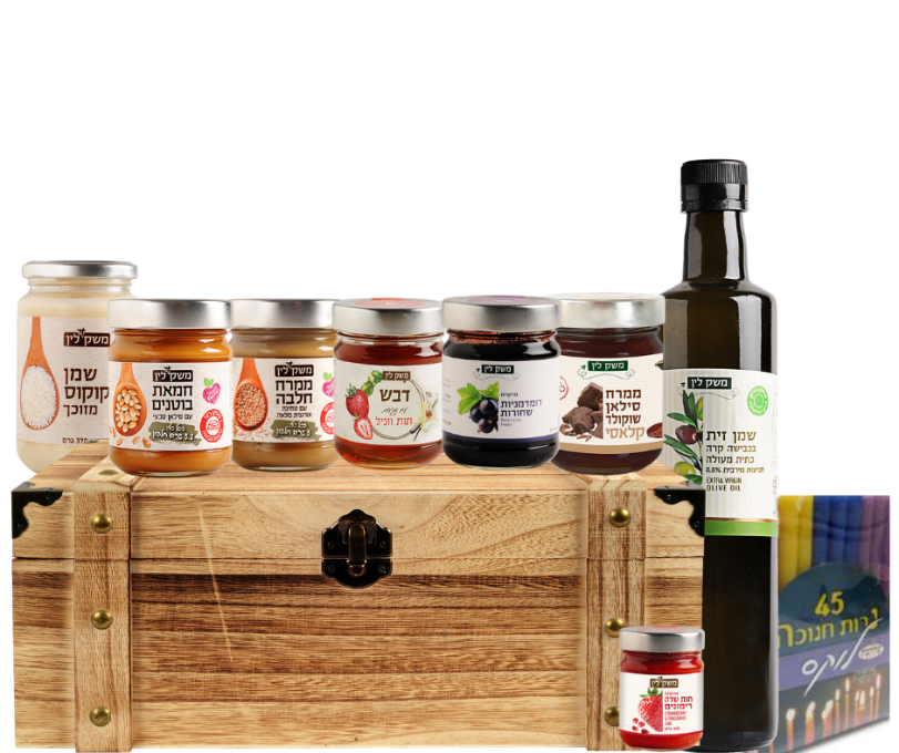 תיבת האוצרות-חנוכה.
תיבת עץ דקורטיבית 35x27x18 ס