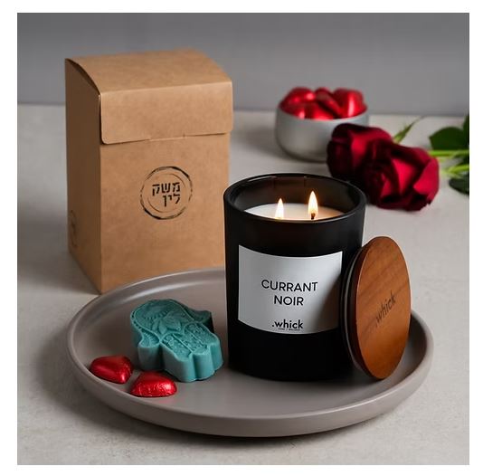 מארז טיפת מזל - 
מארז מתנה בעיצוב טבעי 10.8x16.5 ס