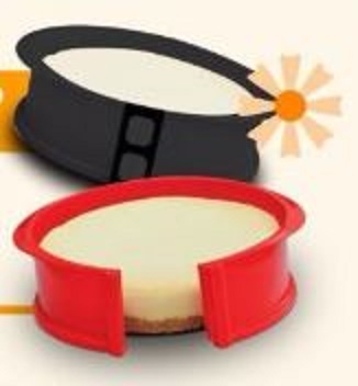 סט תבנית אפיה מסיליקון עם תחתית סליקון קוטר 26 ס