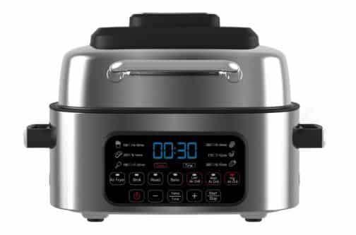 מולטי סיר גריל AMERICAN DRILL BENATON נפח 6 ליטר 1660 וואט. 
גריל מקצועי לבית.
 5 ב1- גריל, בישול, אפייה, צלייה וייבוש מזון. 
חוסך בשמן, מהיר וללא עשן בבית! 
בעל 3 עוצמות low, medume, high (עד 268 מעלות!) לתוצאה מושלמת.