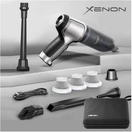 שואב מיני נטען. 
שואב אבק ידני ועוצמתי במיוחד, מתאים לבית ולרכב. 
מגיע עם ערכת אביזרים: 
פיה עם מברשת.
פיה רחבה לניקוי כללי. 
צינור ארוך מפוח + מברשת. 
אביזר לניפוח סירות ומתנפחים, פיה רחבה, פיה צרה. 
מטען חיבור USB Type C. 
3 פילטרים - 1 בשואב, 2 בערכה. 