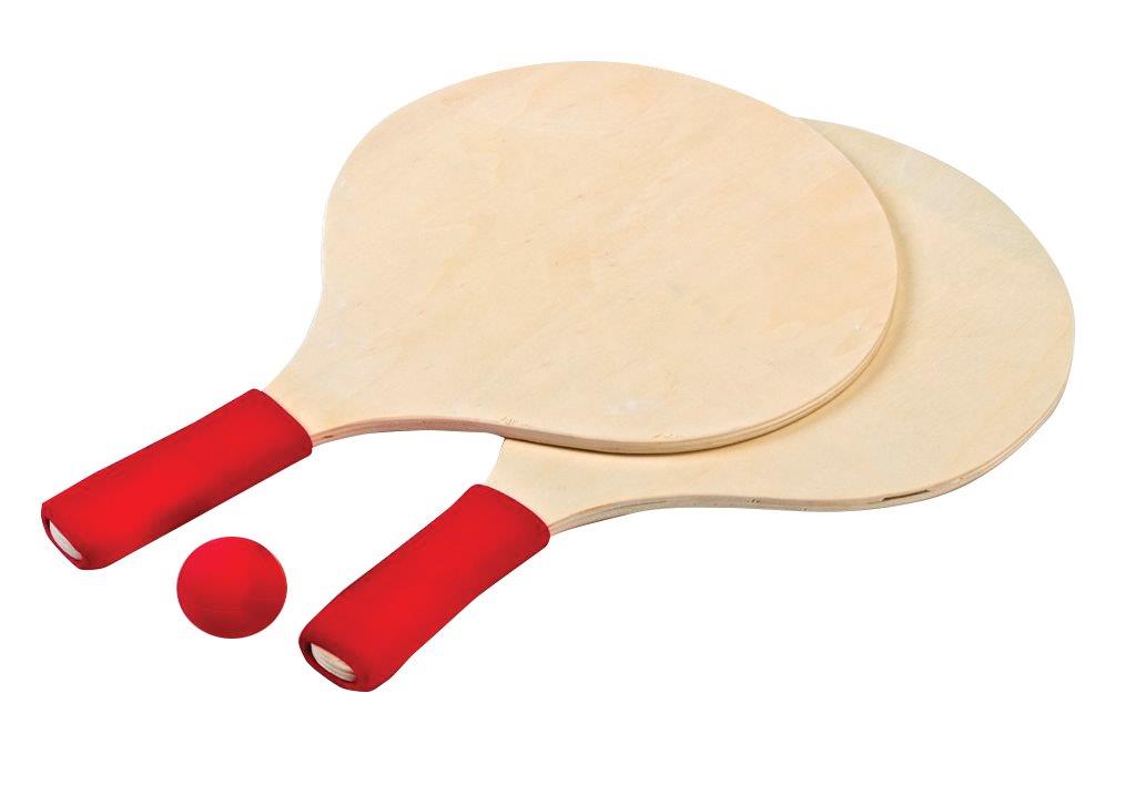 מטקות חוף, ידית סופגת זיעה.
ידית עץ אורן.