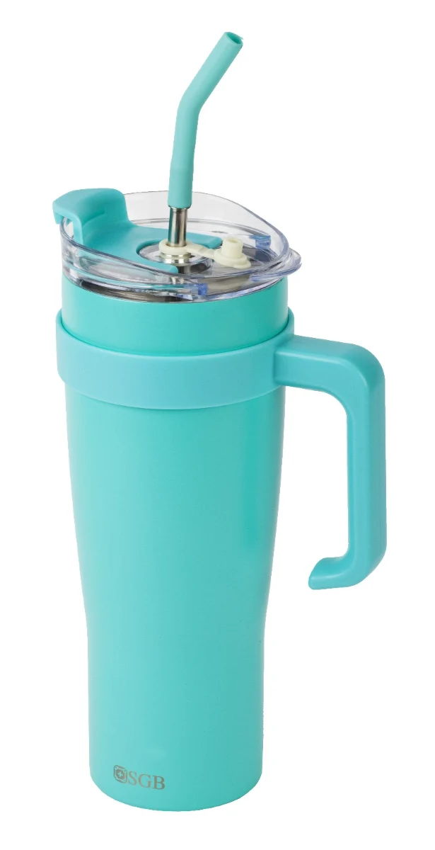 DAILY MUG 1.2L - כוס טרמית שומרת חום וקור נפח 1.2 ליטר. 
פלדת אל חלד פנימי וחיצוני.
מתאימה לרוב מחזיקי הכוסות במכוניות.
שתיה באמצעות קשית מתכת משולבת סילקון או פיה.
שמירה על חום 5 שעות.
שמירה על קור 12 שעות. 