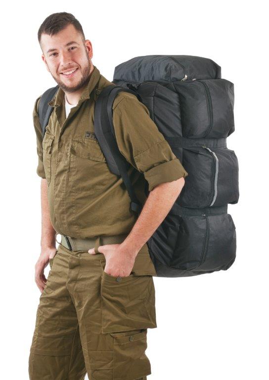 KITBAG חיילים/ות 90 ליטר.
תיק לוחם - תרמיל בתצורת צ