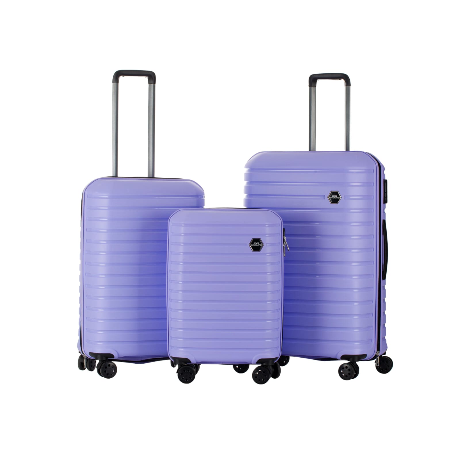 סט 3 מזוודות קשיחות PP. 