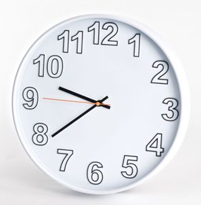 שעון קיר קוטר 35 ס״מ. 