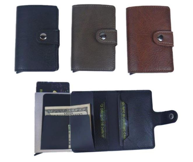 ארנק קומפקטי ואלגנטי לכרטיסי אשראי, ת