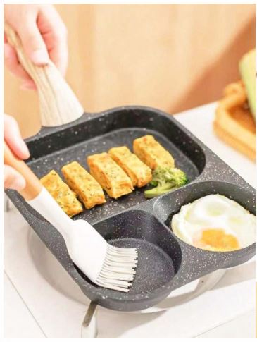 מחבת מולטי שף 3 ב 1. 
מחבת חדשנית עם חלוקה לתאים לבישול מהיר ונוח ללא ערבוב טעמים. 
עם ציפוי נון-סטיק לבישול בריא וללא לכלוך מיותר.
מושלמת לחביתות, סטייקים, פנקייקים ועוד. 