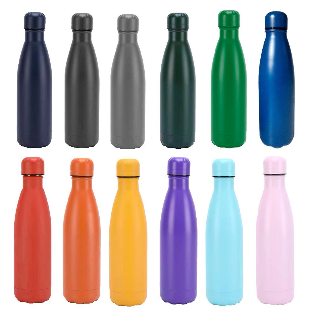 בקבוק full color דופן כפולה, 500 מ״ל. 
צבע מכסה תואם.
עשוי נירוסטה איכותי עם בידוד כפול עיצוב קומפקטי ונוח. 
