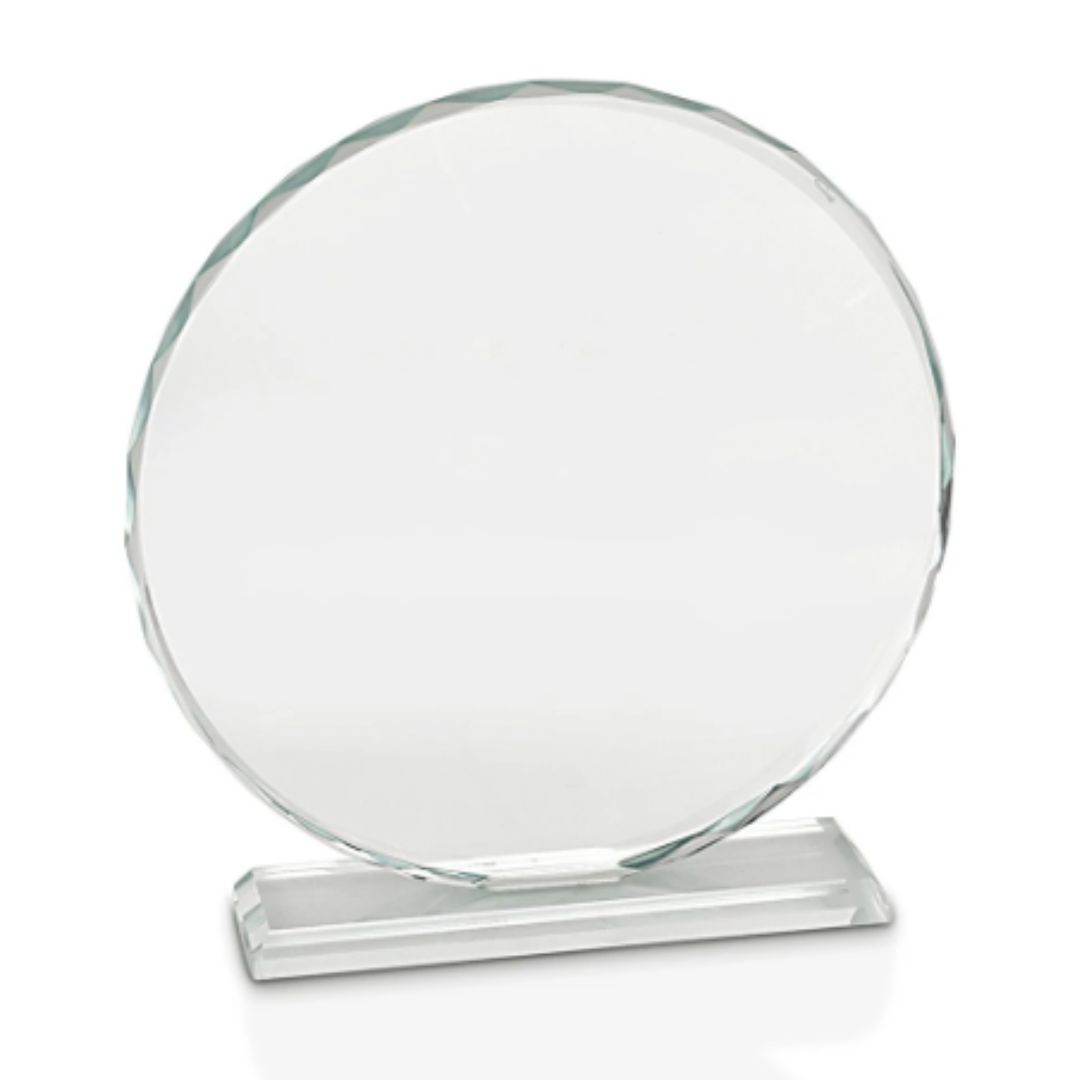 מגן קריסטל קוטר 16 ס"מ. 