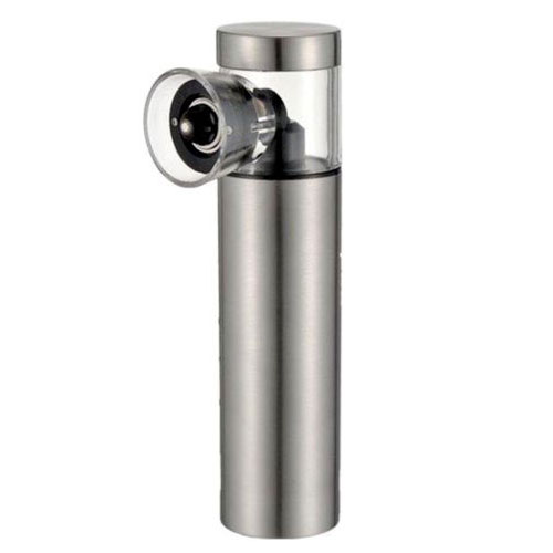 מטחנה מעוצבת מנירוסטה עם מנגנון חשמלי, לטחינה מהירה
ונוחה של מלח, פלפל ותבלינים נוספים בלחיצת כפתור.
עיצוב אלגנטי עם מנגנון טחינה איכותי וחלק שקוף לנראות התבלינים.
עובדת על 6 סוללות AA.