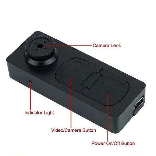 מצלמת ריגול קליפס למעיל.