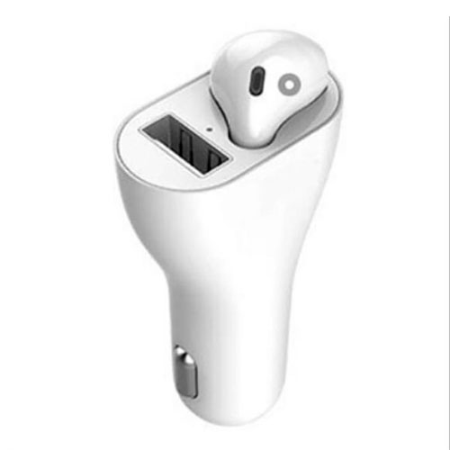  מטען לטלפון ברכב משולב עם אוזניית BLUETOOTH  18.5x17.2x43.5 מ