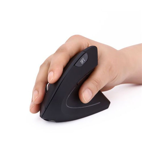 עכבר אנכי ארגונומי.
מפחית את הלחץ על המפרקים.
מתאים לשימוש בצד ימין.
עכבר אלחוטי נטען.
עיצוב חדשני ומיוחד.
6 לחצנים.